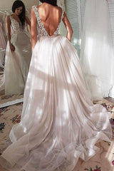 Long Mermaid Ivory Wedding Dress with Detachable Train Long Mermaid Ivory Wedding Dress with Detachable Train