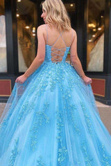 A-line Round Neck Tulle Lace Prom Dresses Formal Dresses,AST1242 A-line Round Neck Tulle Lace Prom Dresses Formal Dresses,AST1242