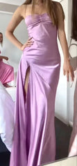 Elegant Lilac Prom Dress With Split,Dresses for Party Events,AST1252 Elegant Lilac Prom Dress With Split,Dresses for Party Events,AST1252