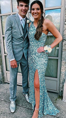 Burgundy Sequined Mermaid Long Prom Dresses, AST1587 Burgundy Sequined Mermaid Long Prom Dresses, AST1587