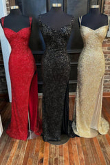 Charming Mermaid Sequin Long Prom Dress,AST1629 Charming Mermaid Sequin Long Prom Dress,AST1629