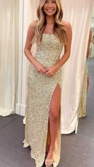 Cross Back Sequin Mermaid Long Prom Dress, Celebrity Dress, Graduation Dress,AST1617 Cross Back Sequin Mermaid Long Prom Dress, Celebrity Dress, Graduation Dress,AST1617