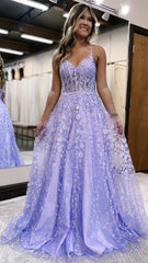 Glitter Sequin Lace Prom Dress, A-Line Evening Party Gown, AST1589 Glitter Sequin Lace Prom Dress, A-Line Evening Party Gown, AST1589