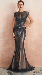 Luxury Beaded Mermaid Prom Dress,AST1631 Luxury Beaded Mermaid Prom Dress,AST1631