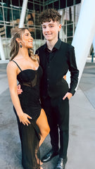 Sexy Black Senior Prom Dresses Sequin Party Gown, AST1513 Sexy Black Senior Prom Dresses Sequin Party Gown, AST1513
