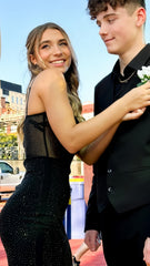 Sexy Black Senior Prom Dresses Sequin Party Gown, AST1513 Sexy Black Senior Prom Dresses Sequin Party Gown, AST1513