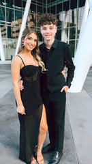 Sexy Black Senior Prom Dresses Sequin Party Gown, AST1513 Sexy Black Senior Prom Dresses Sequin Party Gown, AST1513