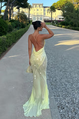 Sexy Deep V-Neck Chiffon Evening Prom Dresses, Sequin Mermaid Party Gown, AST1488 Sexy Deep V-Neck Chiffon Evening Prom Dresses, Sequin Mermaid Party Gown, AST1488