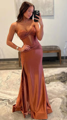 Sweetheart Mermaid Satin Long Prom Dress,AST1639 Sweetheart Mermaid Satin Long Prom Dress,AST1639