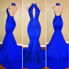 Bling Red High Neck Appliques Sequined Mermaid Prom Dress with Keyhole Bling Red High Neck Appliques Sequined Mermaid Prom Dress with Keyhole