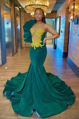 Glamorous Green Sheer Tulle Scoop Mermaid Appliques Sleeveless Prom Dress Glamorous Green Sheer Tulle Scoop Mermaid Appliques Sleeveless Prom Dress