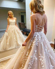 A-line Round Neck Tulle Lace Prom Dresses Formal Dresses,AST1242 A-line Round Neck Tulle Lace Prom Dresses Formal Dresses,AST1242