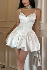 Sexy V-neck thin shoulder strap short Homecoming dress Sexy V-neck thin shoulder strap short Homecoming dress