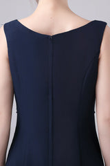 A-line Two Pieces Boat Neck Mother of the Bride Dress