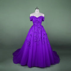 Gorgeous Sequin Lace Sweetheart Off The Shoulder Tulle Evening Gowns