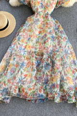 A-Line Floral Off the Shoulder Dresses, Fashion Dresses