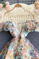 A-Line Floral Off the Shoulder Dresses, Fashion Dresses