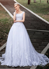 Ball Gown Bridal Dress with Lace