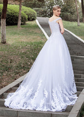 Ball Gown Bridal Dress with Lace