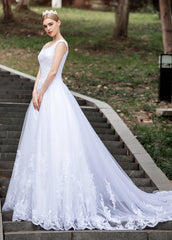 Ball Gown Bridal Dress with Lace