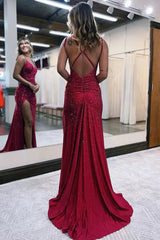 Mermaid / Trumpet Prom Dresses Sexy Dress Formal Sweep / Brush Train Sleeveless Sweetheart Sequined Backless