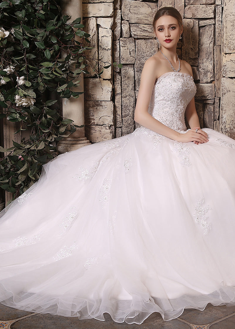 Glamorous Ball Gown Bridal Dress