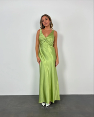 Sheath V-Neck Satin formal dresses Bridesmaid Dresses evening gown Prom Dress