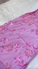 Beautiful A Line Spaghetti Straps Pink Long Prom Dresses Backless Tulle Evening Gowns P2315