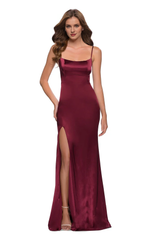 Square neckline sleeveless tight corset and floor length gown evening dresses