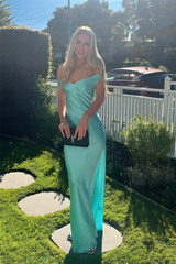 Jimiss off shoulder navy blue backless straight leg long dress