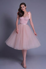 Pink Lovely Sweetheart Neckline Short Prom Dress, A-Line Mini Party Dress