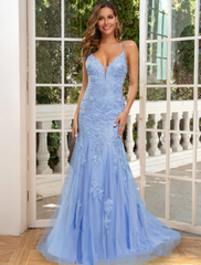 Prom Dresses Floral Dress Party Wear  Sleeveless Strap Satin Backless