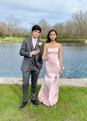 Mermaid Spaghetti Straps formal dresses Bridesmaid Dresses evening gown Prom Dress With Split