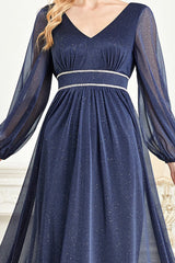 Elegant Long Sleeves Mother of the Bride Dress