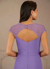 Mermaid Sequins Chiffon Tahiti formal dresses evening dress Mother of the Bride Dresses