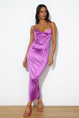 Jimiss mermaid slim shoulder strap tight corset with back strap mid length Prom dress