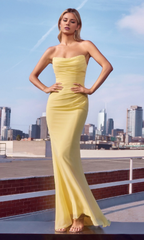 Jimiss off shoulder strapless back zipper and floor length Prom dress