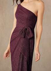 Sheath One Shoulder formal dresses evening dress Mother of the Bride Dresses