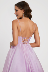 Ball Dress Princess V-neck Sweeping Tail Evening Gown