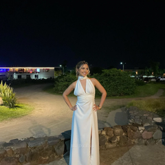 Sheath V Neck Backless Satin formal dresses Bridesmaid Dresses evening gown Prom Dress With Split