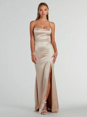 Gold jewelled strap up ball dress wide