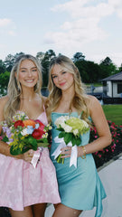 Strapless Mini Satin Homecoming Dress Short Party Dress