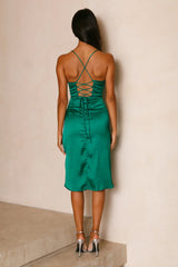 Jimiss scarf collar thin shoulder strap satin backless long style Prom dress