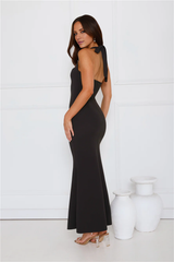Jimiss mermaid halter neckline backless long Prom dress