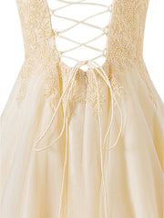 Evelyn Navy Blue | A-line Chiffon Short Homecoming Dress