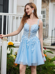 Decal tight corset short sparkling Homecoming dress