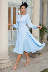 A-line Chiffon Mother of the Bride Dress