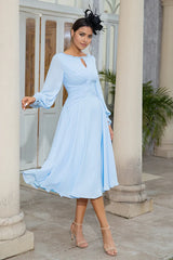A-line Chiffon Mother of the Bride Dress