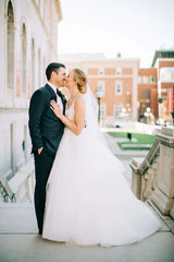 Aimishang Elegant A Line Tulle Spaghetti Straps Wedding Dresses Sleeveless Wedding Dress