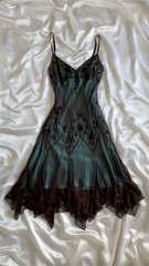 Sexy Mermaid Spaghetti Straps Floor Length Beads Evening Dress Prom Dresses SD1602